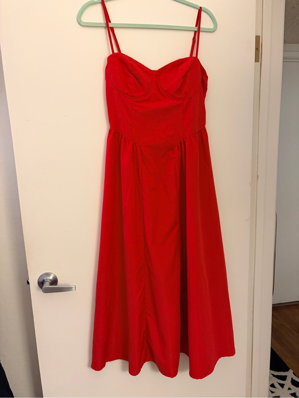 Red Midi Dress